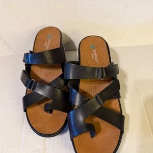 BareTraps Black Strappy Sandals